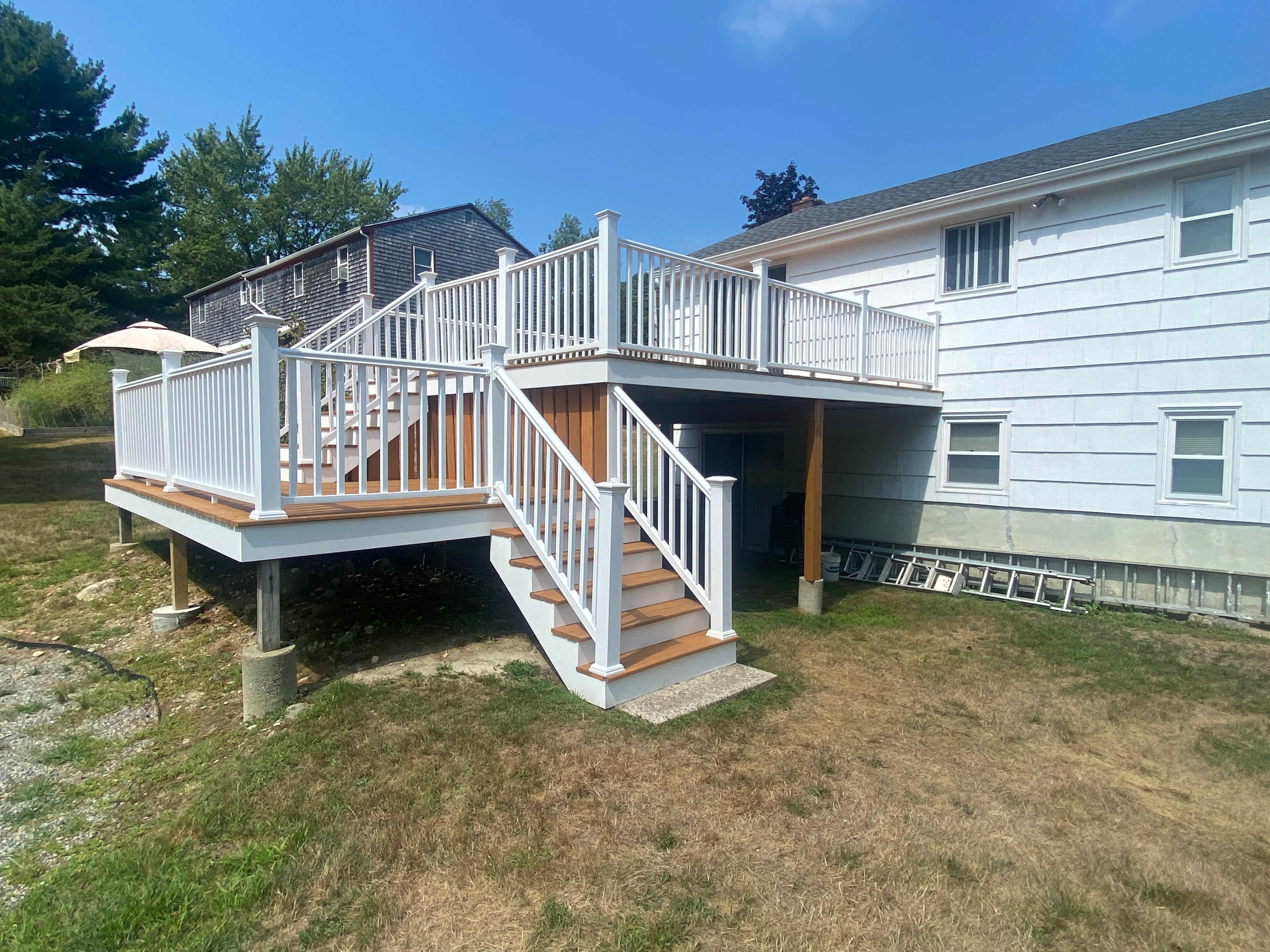 Multi-level deck — after